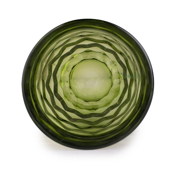 Vintage Indiana Colony Whitehall Green Avocado Juice glass - Picture 2 of 7